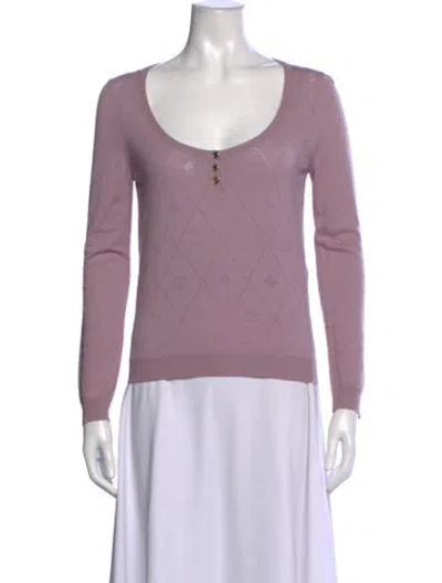 Pre-owned Louis Vuitton Vintage 2006 Sweater In Purple