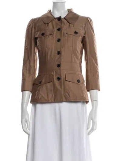 Pre-owned Louis Vuitton Vintage 2006 Utility Jacket In Brown