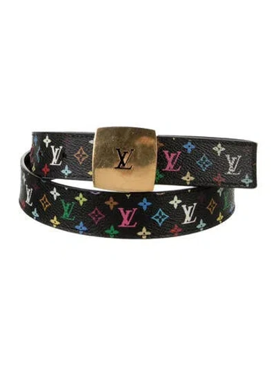 Pre-owned Louis Vuitton Vintage 2007 Belt In Black