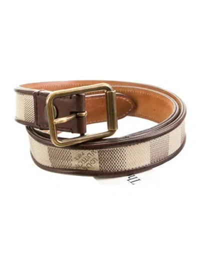 Pre-owned Louis Vuitton Vintage 2007 Belt In Brown