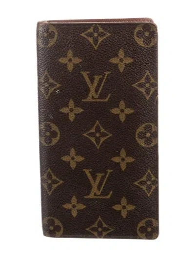 Pre-owned Louis Vuitton Vintage 2007 Bifold Wallet In Brown