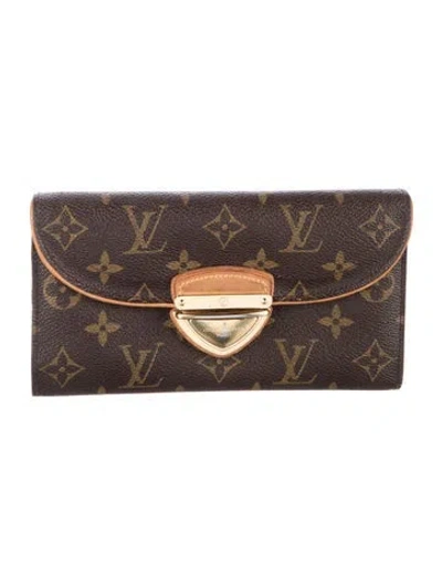 Pre-owned Louis Vuitton Vintage 2007 Eugenie Wallet In Brown