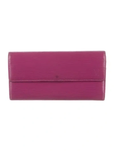 Pre-owned Louis Vuitton Vintage 2007 Sarah Wallet In Pink