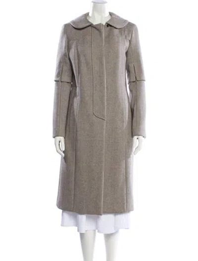 Pre-owned Louis Vuitton Vintage 2007 Trench Coat In Gray