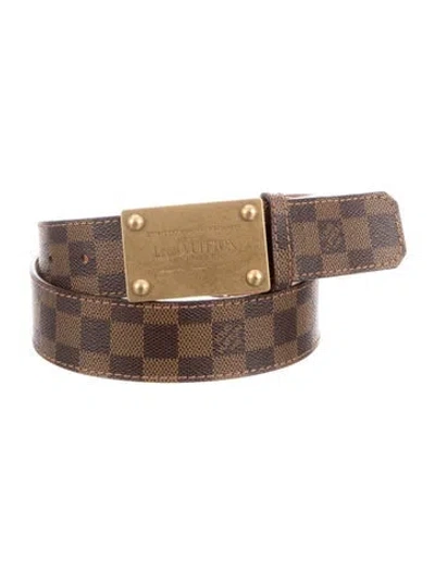 Pre-owned Louis Vuitton Vintage 2007 Waist Belt In Brown