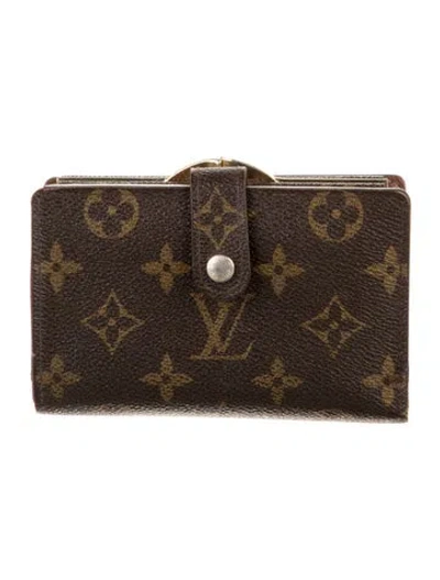Pre-owned Louis Vuitton Vintage 2008 French Purse In Brown