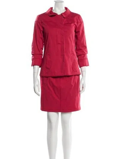 Pre-owned Louis Vuitton Vintage 2008 Skirt Suit In Pink