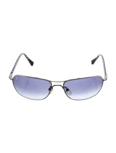Pre-owned Louis Vuitton Vintage 2008 Sunglasses In Blue