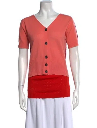 Pre-owned Louis Vuitton Vintage 2008 Sweater In Metallic/pink