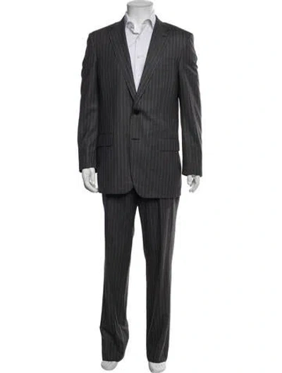 Pre-owned Louis Vuitton Vintage 2008 Two-piece Suit In Gray