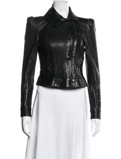 Pre-owned Louis Vuitton Vintage 2009 Biker Jacket In Black