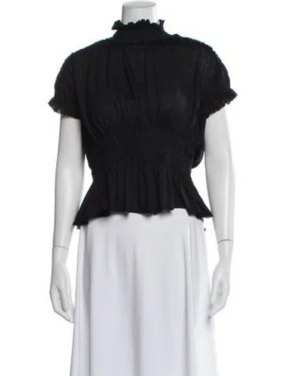Pre-owned Louis Vuitton Vintage 2009 Blouse In Black