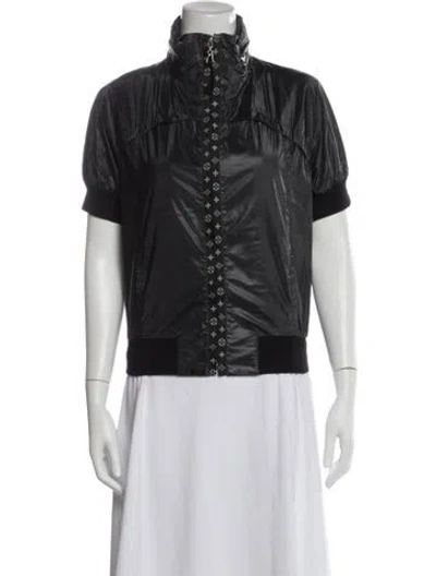 Pre-owned Louis Vuitton Vintage 2009 Bomber Jacket In Black
