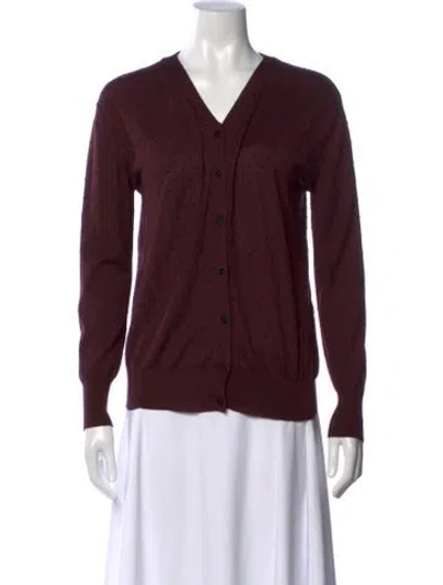 Pre-owned Louis Vuitton Vintage 2009 Sweater In Burgundy