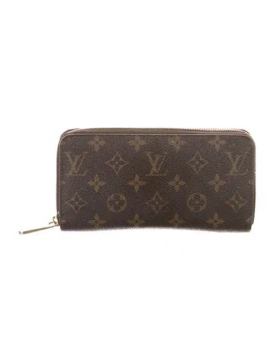 Pre-owned Louis Vuitton Vintage 2009 Zippy Wallet In Brown