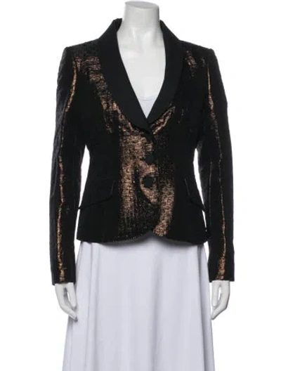 Pre-owned Louis Vuitton Vintage 2010 Blazer In Brown/metallic