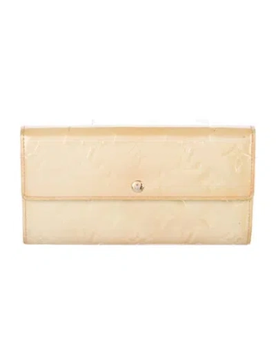 Pre-owned Louis Vuitton Vintage 2010 Sarah Wallet In Neutral