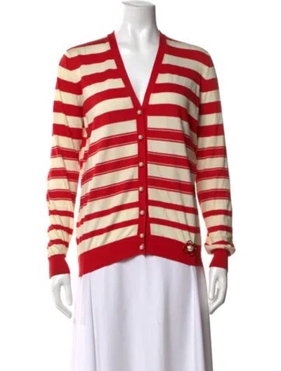 Pre-owned Louis Vuitton Vintage 2010 Sweater In Red