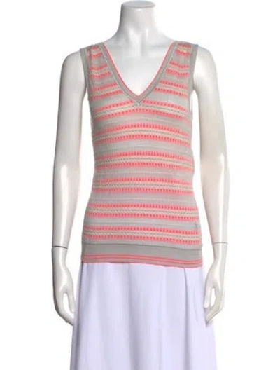 Pre-owned Louis Vuitton Vintage 2010 Top In Gray