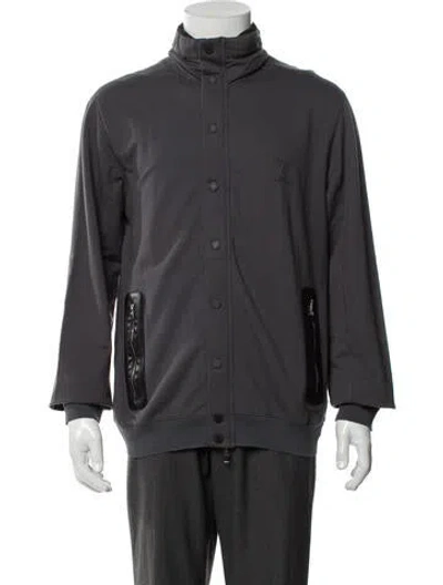 Pre-owned Louis Vuitton Vintage 2011 Bomber Jacket In Grey