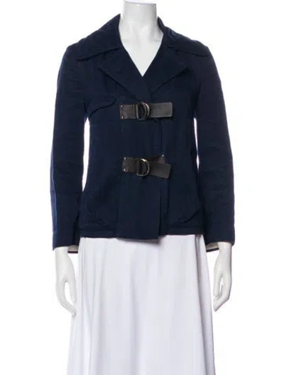 Pre-owned Louis Vuitton Vintage 2011 Jacket In Blue