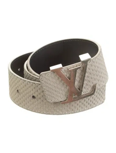 Pre-owned Louis Vuitton Vintage 2011 Waist Belt In Grey