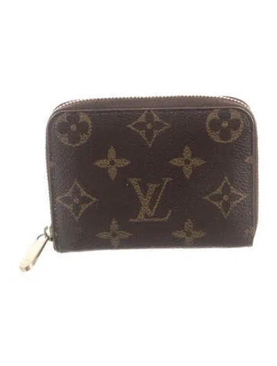Pre-owned Louis Vuitton Vintage 2012 Zippy Coin Purse In Brown