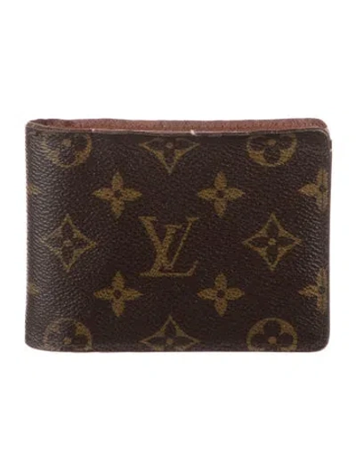 Pre-owned Louis Vuitton Vintage 2013 Multiple Wallet In Brown
