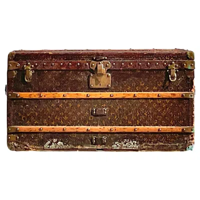Pre-owned Louis Vuitton Vintage Boho  Steamer Trunk In Brown
