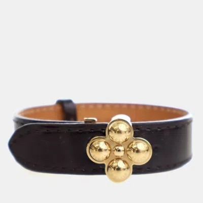 Pre-owned Louis Vuitton Vintage Brown Monogram Vernis Wish Bracelet