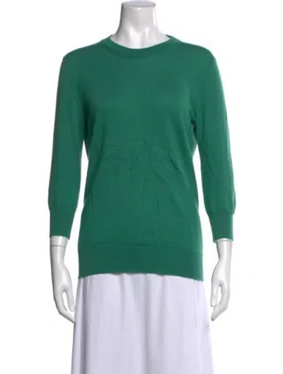 Pre-owned Louis Vuitton Vintage Cashmere Sweater In Green