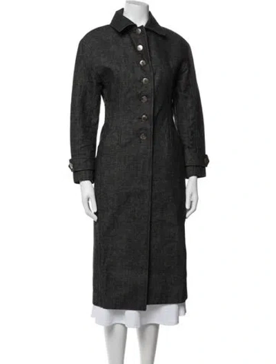 Pre-owned Louis Vuitton Vintage Coat In Grey