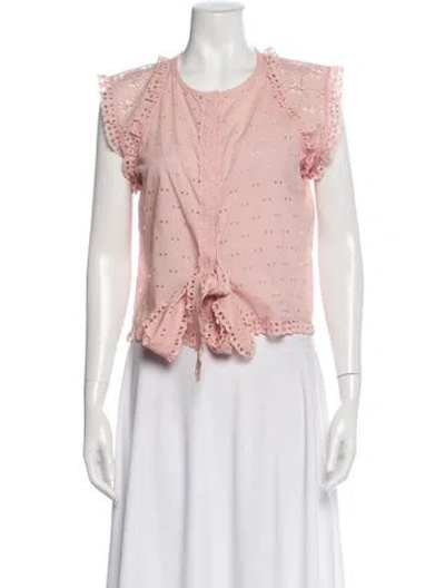 Pre-owned Louis Vuitton Vintage Crew Neck Blouse In Pink