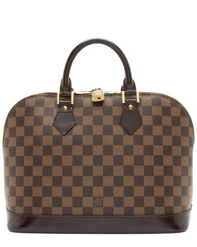 Louis Vuitton Vintage Damier Ebene Alma Pm Satchel (authentic Pre-loved)