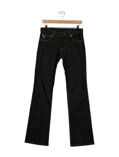 Pre-owned Louis Vuitton Vintage Flared Jeans In Blue
