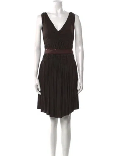 Pre-owned Louis Vuitton Vintage Knee-length Dress In Black