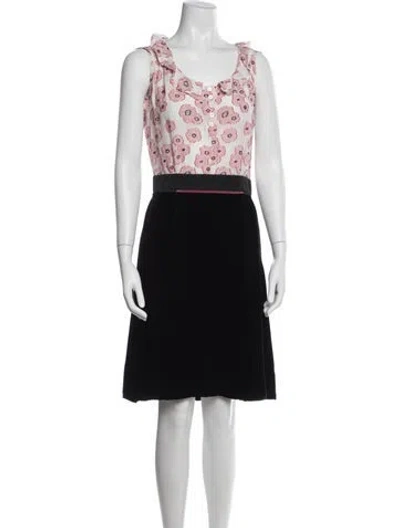 Pre-owned Louis Vuitton Vintage Knee-length Dress In Black