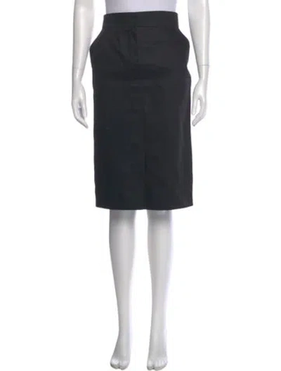 Pre-owned Louis Vuitton Vintage Knee-length Skirt In Black
