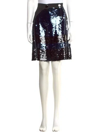 Pre-owned Louis Vuitton Vintage Knee-length Skirt In Black