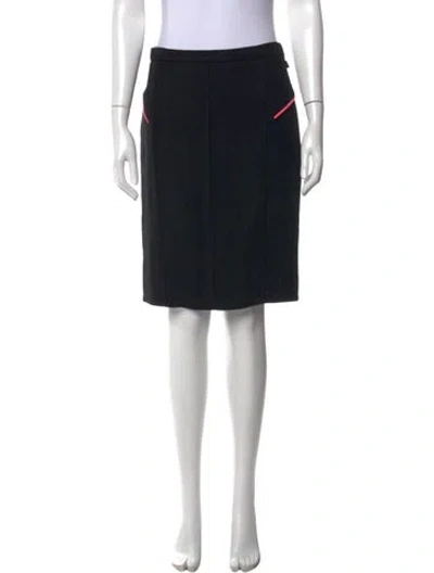 Pre-owned Louis Vuitton Vintage Knee-length Skirt In Black