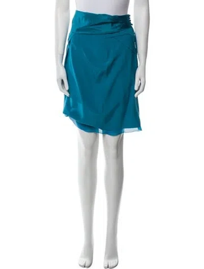 Pre-owned Louis Vuitton Vintage Knee-length Skirt In Blue