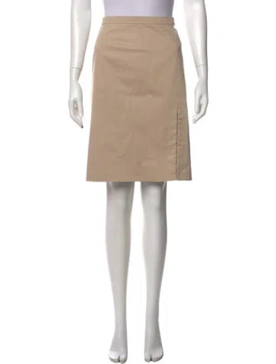Pre-owned Louis Vuitton Vintage Knee-length Skirt In Neutral