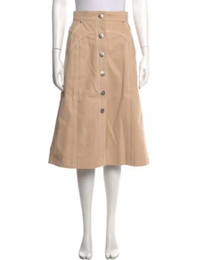 Pre-owned Louis Vuitton Vintage Knee-length Skirt In Neutral
