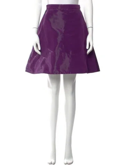 Pre-owned Louis Vuitton Vintage Knee-length Skirt In Purple