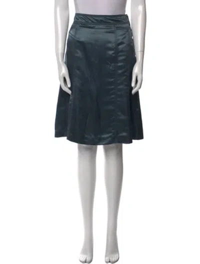 Pre-owned Louis Vuitton Vintage Knee-length Skirt W/ Tags In Blue