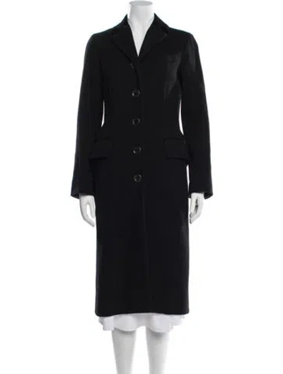 Pre-owned Louis Vuitton Vintage Late 1990's - Early 2000's Coat In Black
