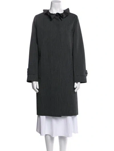 Pre-owned Louis Vuitton Vintage Late 1990's - Early 2000's Coat In Gray