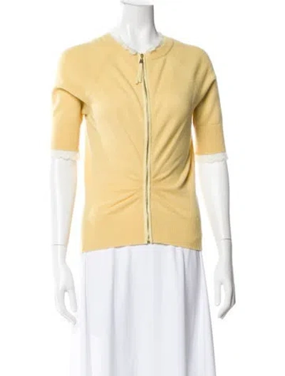 Pre-owned Louis Vuitton Vintage Late 1990's - Early 2000's Sweater In Yellow