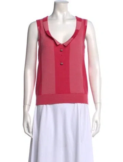 Pre-owned Louis Vuitton Vintage Late 1990's - Early 2000's Top In Pink