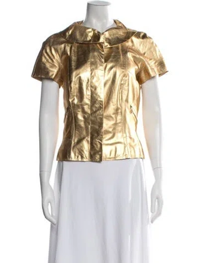 Pre-owned Louis Vuitton Vintage Late 2000's - Early 2010's Jacket In Gold